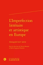 L'Imperfection littéraire et artistique en Europe