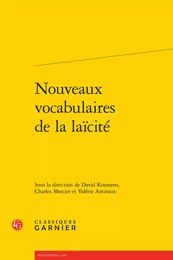 Nouveaux vocabulaires de la laïcité