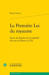 La Première Loi du royaume