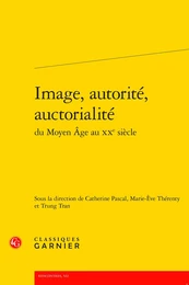 Image, autorité, auctorialité