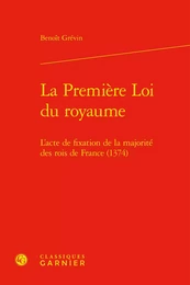 La Première Loi du royaume