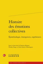 Histoire des émotions collectives