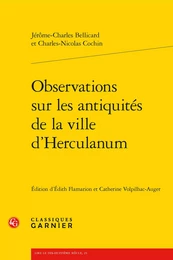 Observations sur les antiquités de la ville d'Herculanum