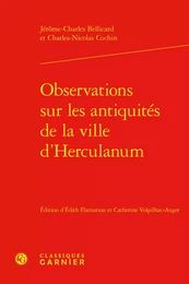 Observations sur les antiquités de la ville d'Herculanum