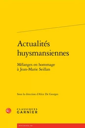 Actualités huysmansiennes