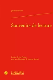 Souvenirs de lecture