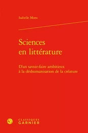 Sciences en littérature