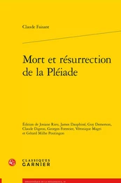 Mort et résurrection de la Pléiade