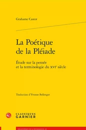 La Poétique de la Pléiade