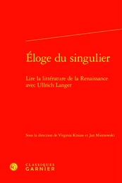 Éloge du singulier