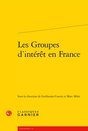 Les Groupes d'intérêt en France