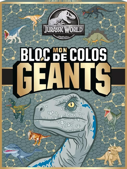 Jurassic World - Mon bloc de colos géants (éd. 2024) -  Universal Studios - HACHETTE JEUN.