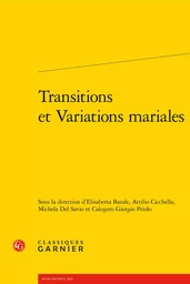 Transitions et Variations mariales