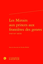 Les Miroirs aux princes aux frontières des genres