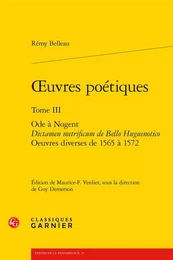 oeuvres poétiques