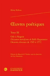 oeuvres poétiques