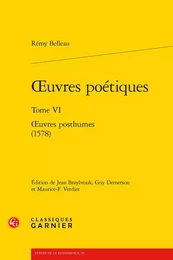 oeuvres poétiques