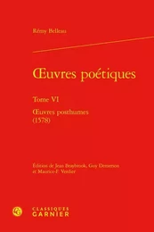 oeuvres poétiques