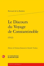 Le Discours du Voyage de Constantinoble