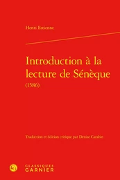 Introduction à la lecture de Sénèque