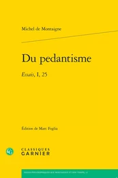 Du pedantisme