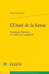 L'Unité de la forme