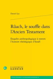 Rûach, le souffle dans l'Ancien Testament