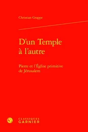 D'un Temple à l'autre