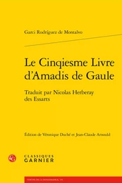 Le Cinqiesme Livre d'Amadis de Gaule