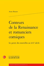 Conteurs de la Renaissance et romanciers comiques