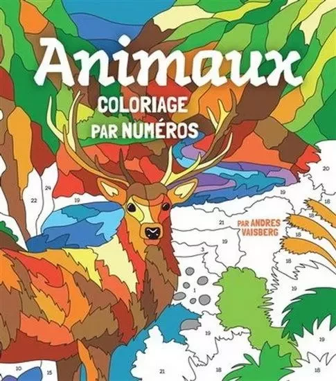 ANIMAUX. COLORIAGE PAR NUMEROS -  VAISBERG ANDRES - BROQUET