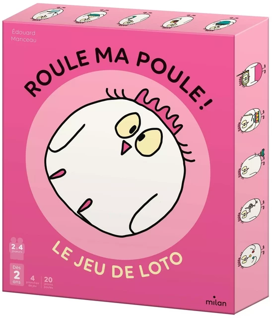 Roule ma poule - le jeu de loto - Édouard Manceau - MILAN