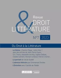 Revue droit et littérature 7-2023