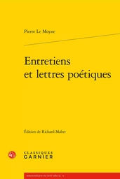 Entretiens et lettres poétiques