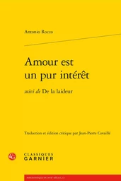 Amour est un pur intérêt