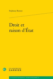 Droit et raison d'État