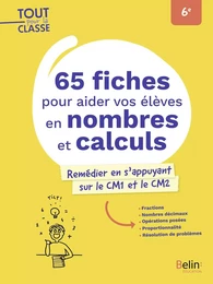 65 fiches pour aider vos élèves en nombres et calculs