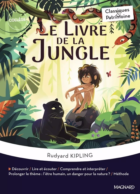 Le Livre de la jungle - Classiques et Patrimoine - Rudyard Kipling - MAGNARD