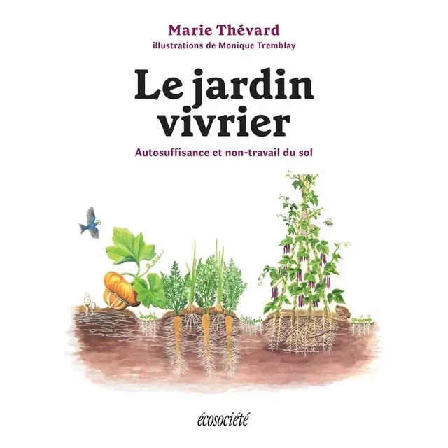 Le jardin vivrier - Autosuffisance et non-travail du sol - Marie THÉVARD - ECOSOCIETE