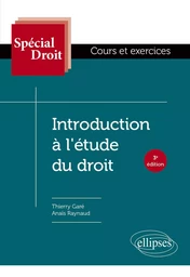 Introduction à l'étude du droit