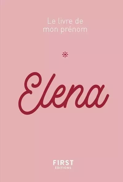 Elena - Le livre de mon prénom - Jules Lebrun - edi8