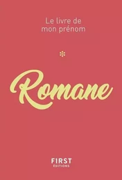 Romane - Le livre de mon prénom