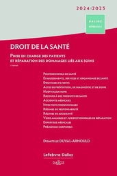 Droit de la santé 2024/2025 2ed - Prise en charge des patients