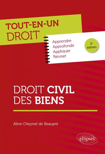 Droit civil des biens - Aline Cheynet de Beaupré - EDITION MARKETING