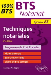 BTS notariat - Techniques notariales