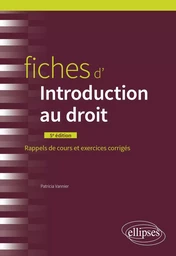 Fiches d'Introduction au droit