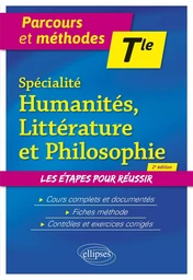 Spécialité Humanités, Littérature et Philosophie. Terminale.