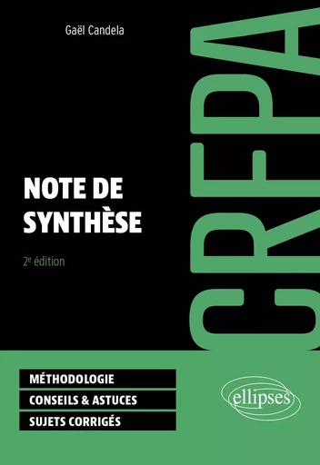 Note de synthèse - CRFPA 2024 - Gaël Candela - EDITION MARKETING