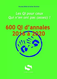 600 QI d'annales de 2016 à 2020