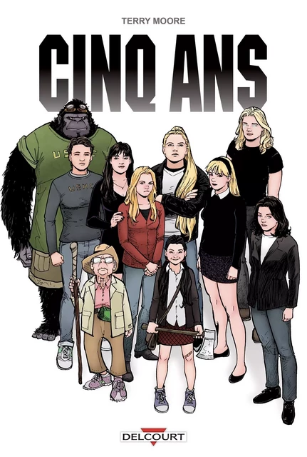 Cinq ans - Terry Moore - DELCOURT